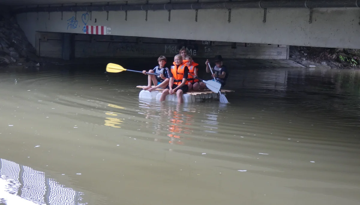 Floßbau Rotach | © DAV-FN / Sandra Knefel