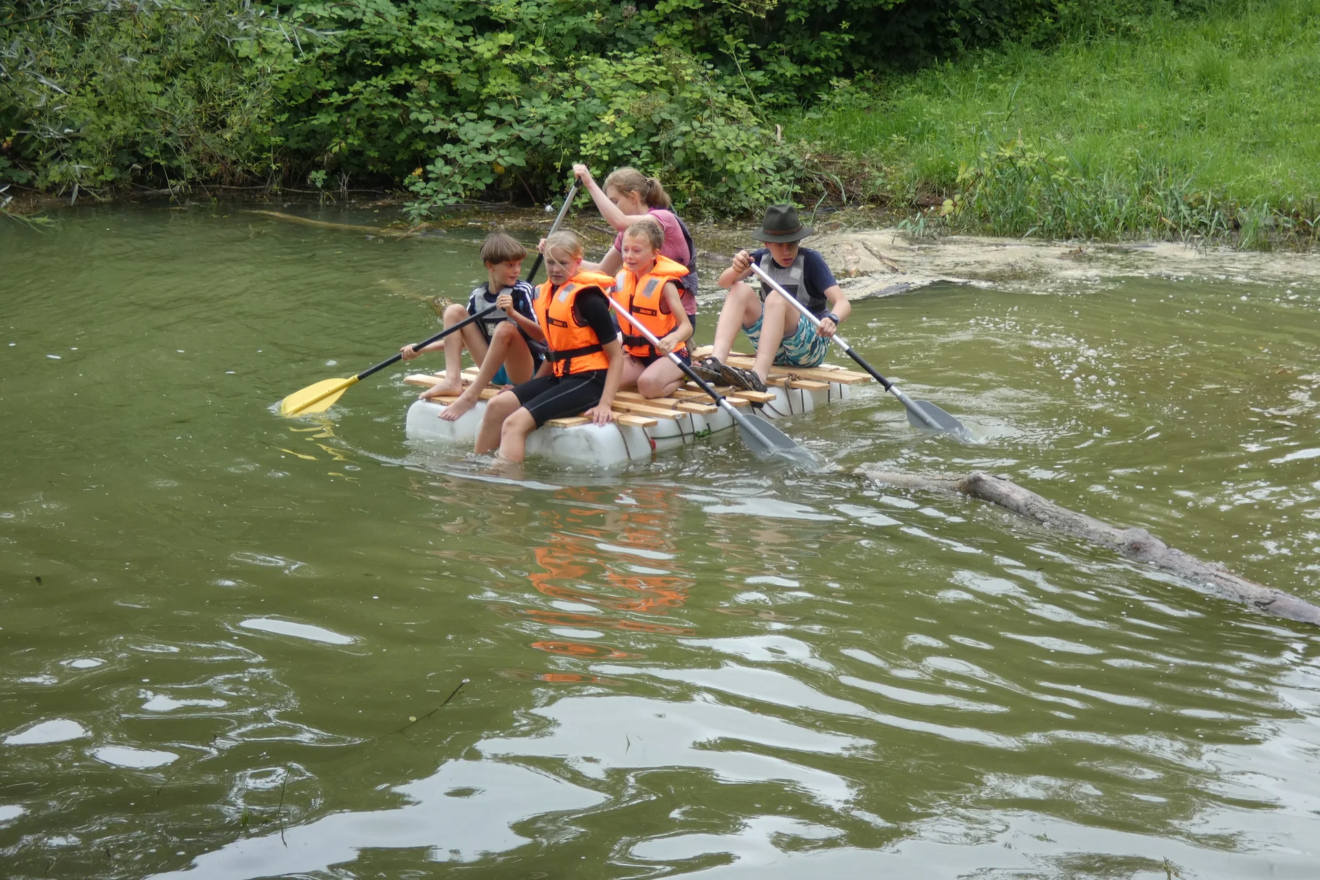 Floßbau Rotach | © DAV-FN / Sandra Knefel