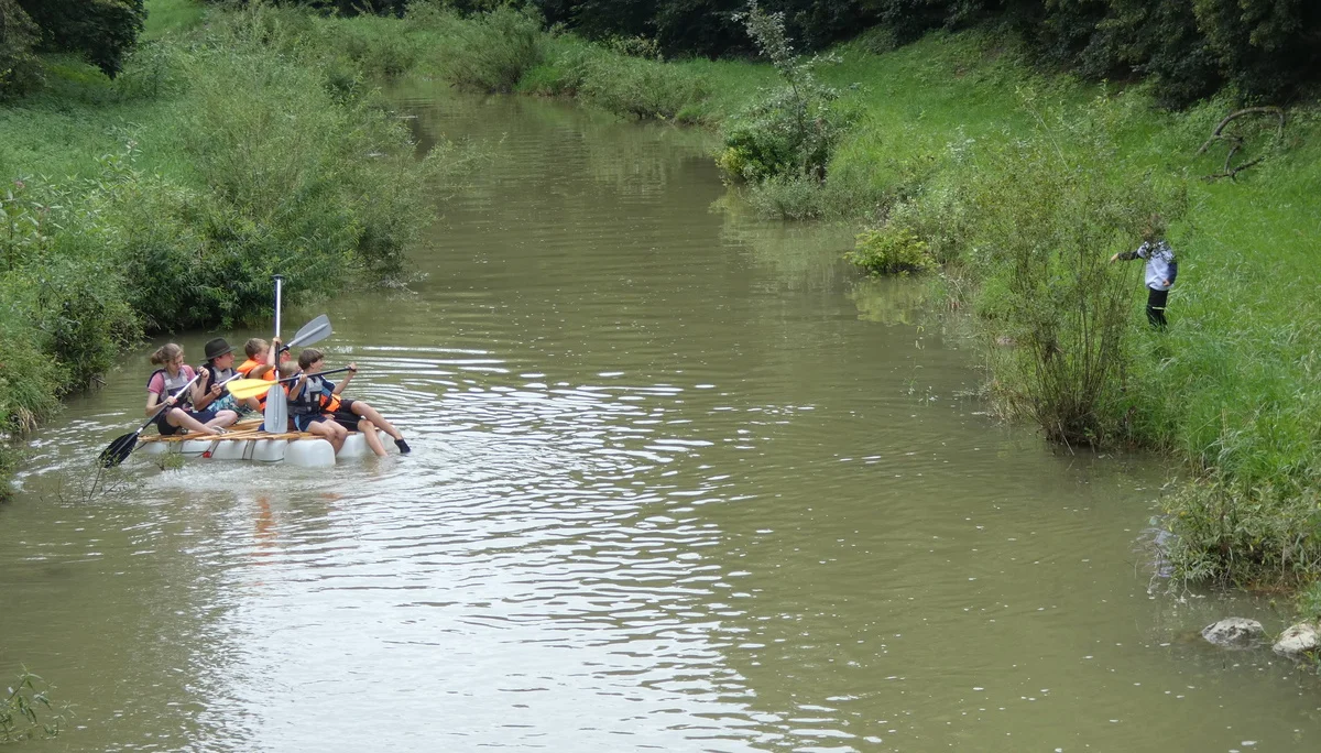 Floßbau Rotach | © DAV-FN / Sandra Knefel