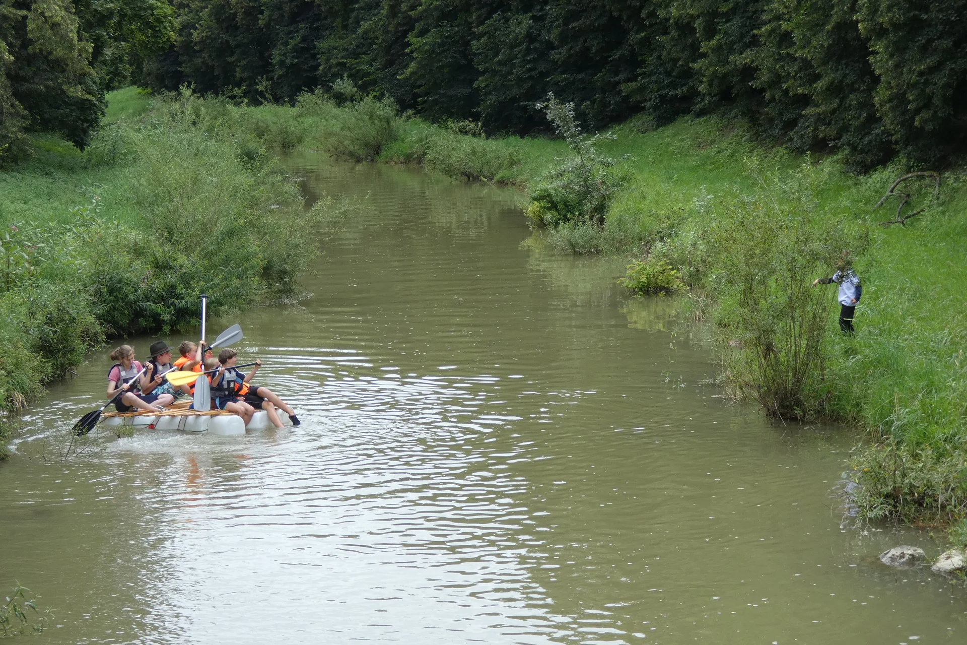 Floßbau Rotach | © DAV-FN / Sandra Knefel