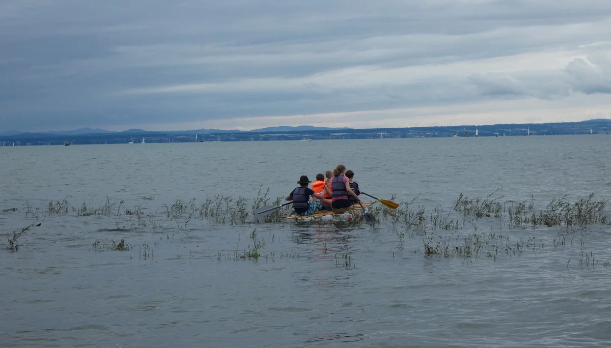 Floßbau Rotach | © DAV-FN / Sandra Knefel