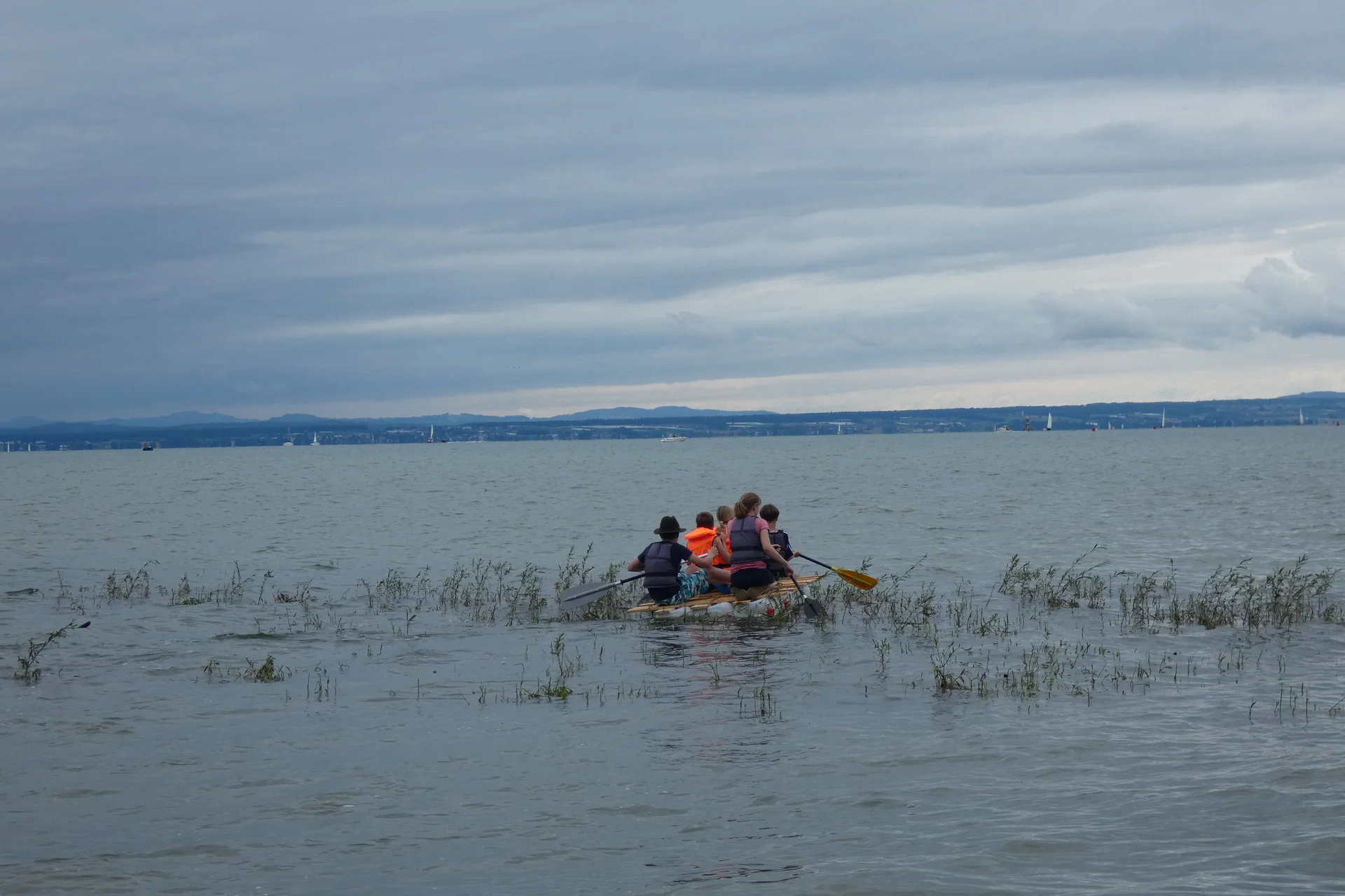 Floßbau Rotach | © DAV-FN / Sandra Knefel