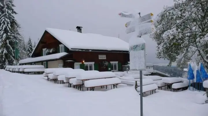 Lustenauer Hütte im Winter | © © Österreichischer Alpenverein, Lustenauer Hütte