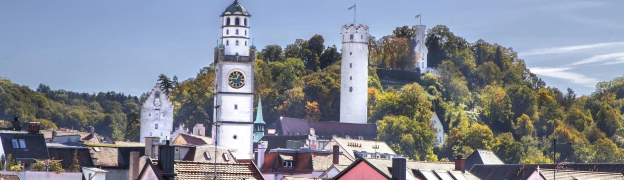 Aussichtstuerme-Mehlsack-Vier-Tuerme-aus-Ravensburg | © Tourist Information Ravensburg