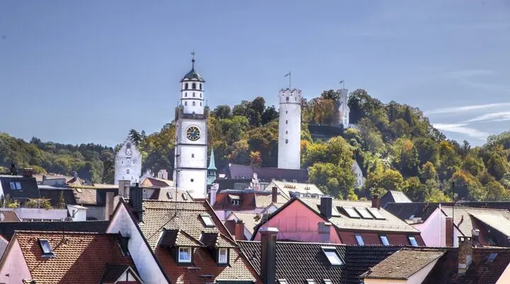 Aussichtstuerme-Mehlsack-Vier-Tuerme-aus-Ravensburg | © Tourist Information Ravensburg