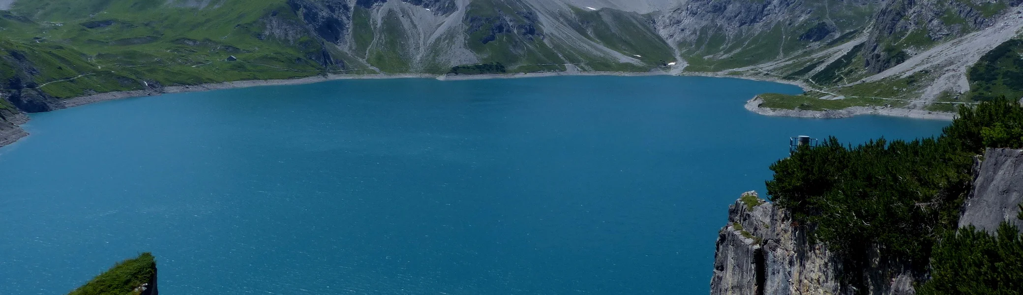 Blick über den Lünersee | © DAV-FN / H. Wilke