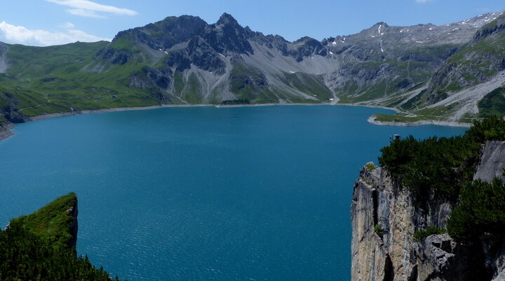 Blick über den Lünersee | © DAV-FN / H. Wilke