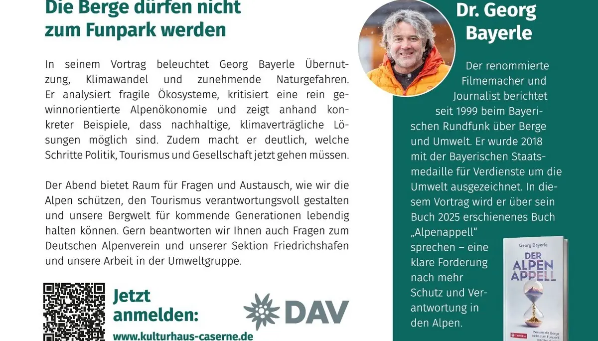 Einladungspostkarte 2 | © DAV-FN / G. Bayerle