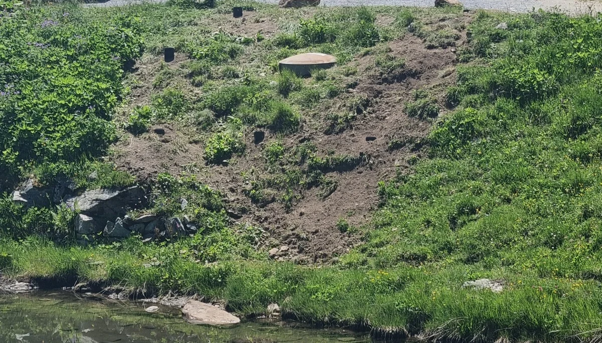 Berglandschaft mit grünem Hang, kleinem See im Vordergrund  | © DAV-FN / R. Klees o. R. Zahner