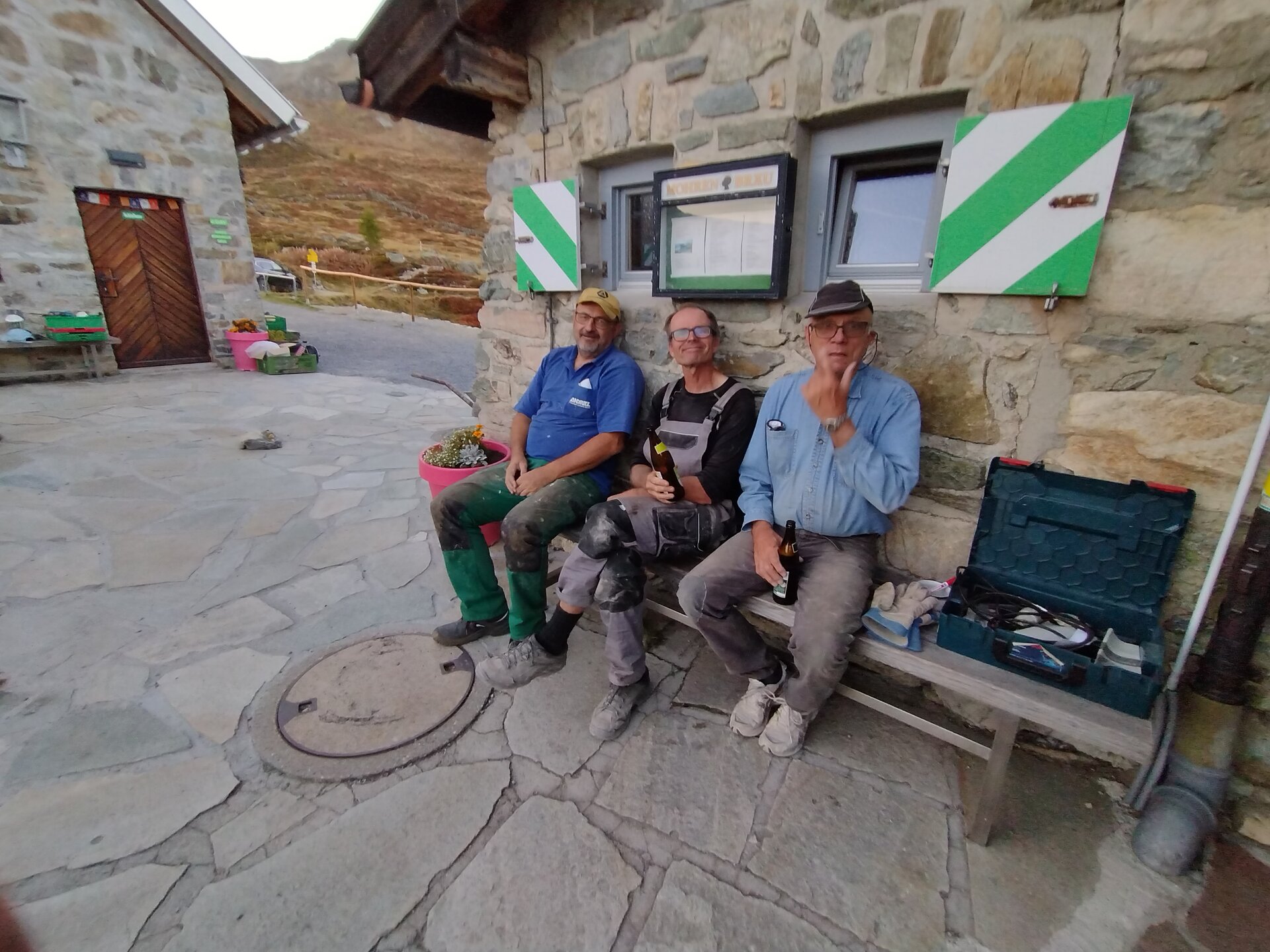 Umbau Häfler Hütte Herbst 2023 | © DAV-FN / R. Zahner Umbau Häfler Hütte Herbst 2023 | © DAV-FN / R. Zahner