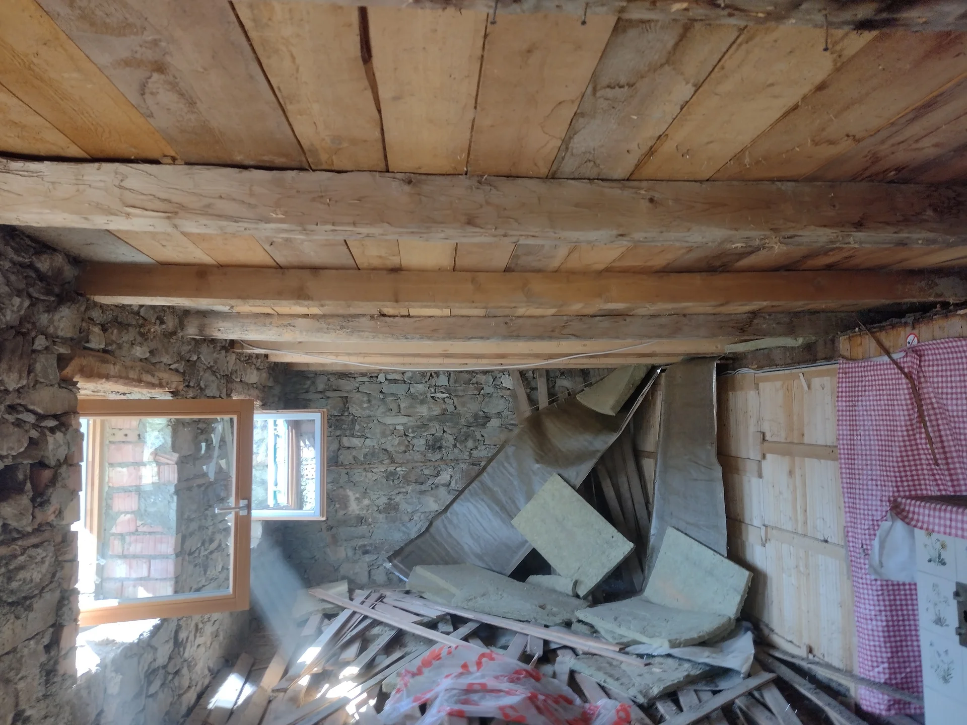 Umbau Häfler Hütte Herbst 2023 | © DAV-FN / R. Zahner