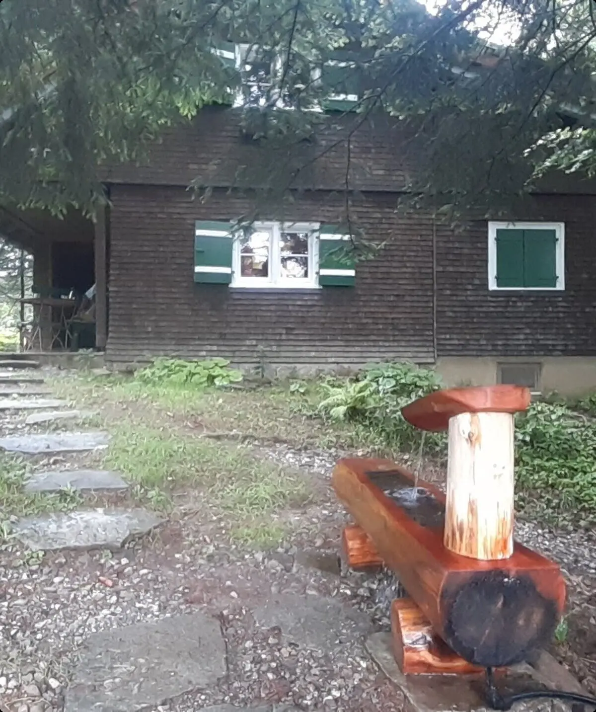 Lankhütte der neue Brunnen Juli 23 | © DAV-FN / J. Otten