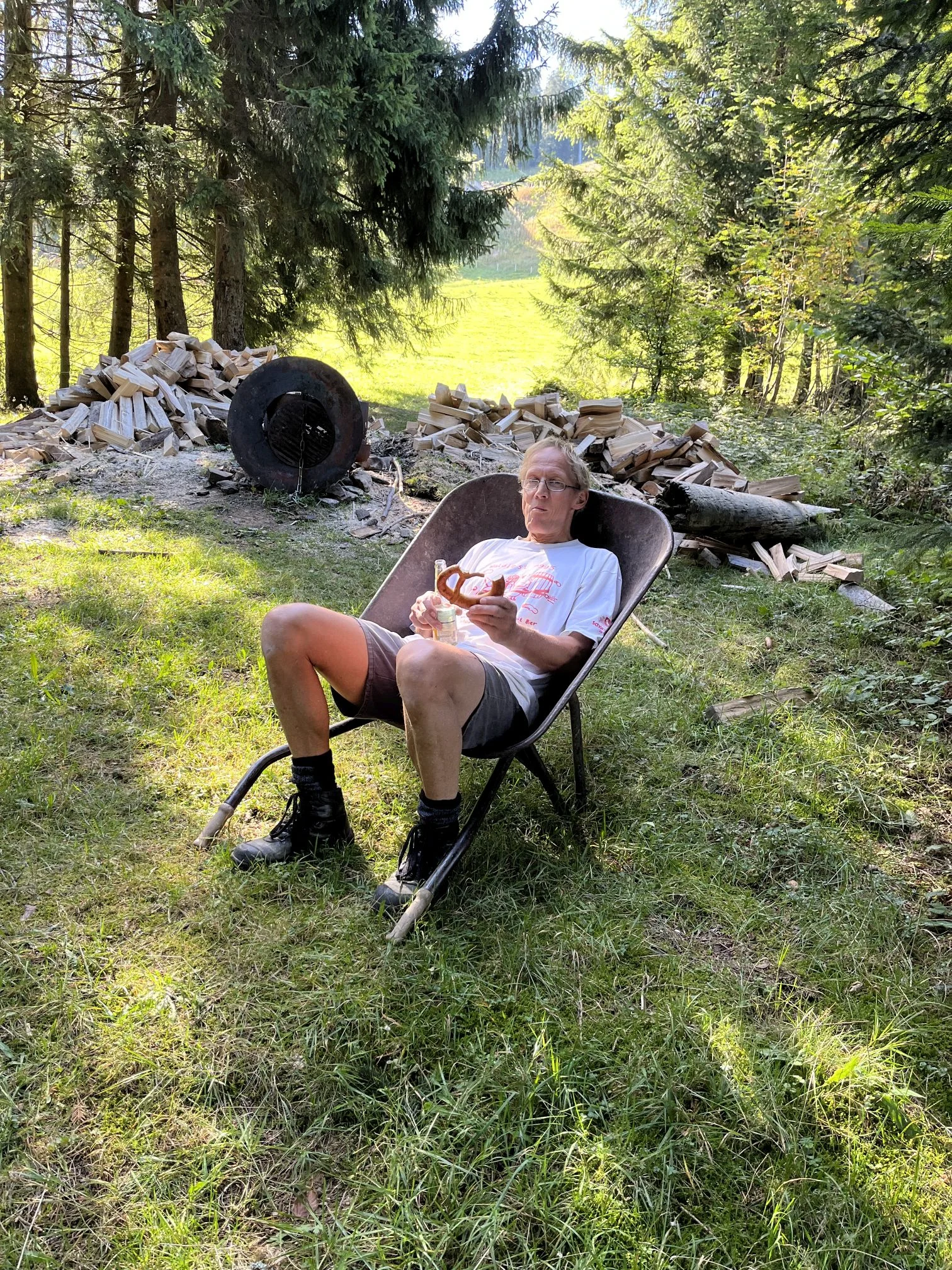 Lankhütte Arbeitseinsatz Herbst 23 | © DAV-FN / P. Schmid