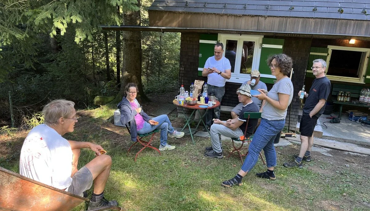 Lankhütte Arbeitseinsatz Herbst 23 | © DAV-FN / P. Schmid
