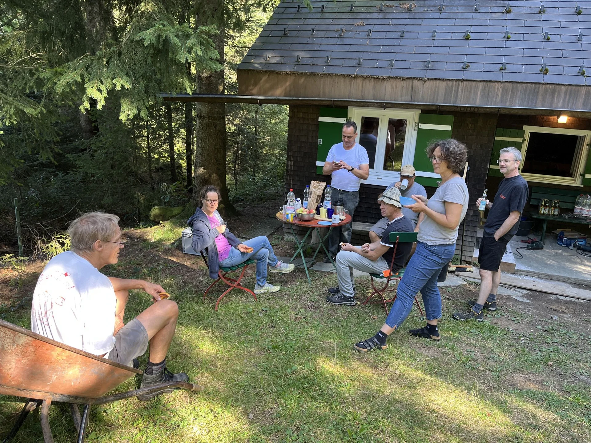 Lankhütte Arbeitseinsatz Herbst 23 | © DAV-FN / P. Schmid