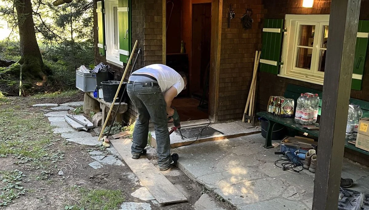 Lankhütte Arbeitseinsatz Herbst 23 | © DAV-FN / P. Schmid