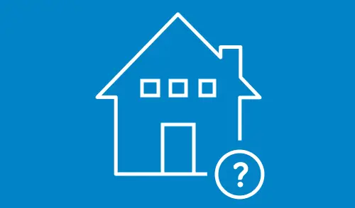 Strichzeichnung der Giebelseite eines Hauses | © DAV