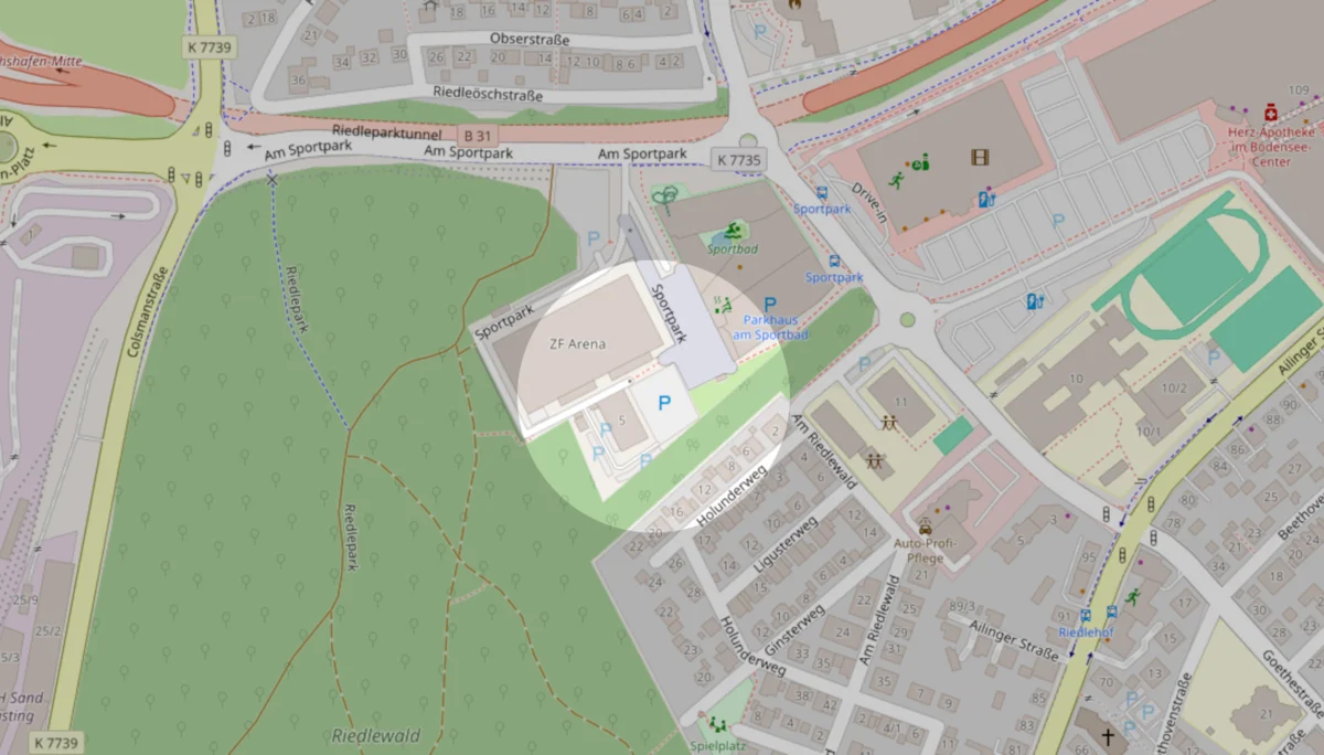 © 2025, Openstreetmap Mitwirkende, DAV Friedrichshafen