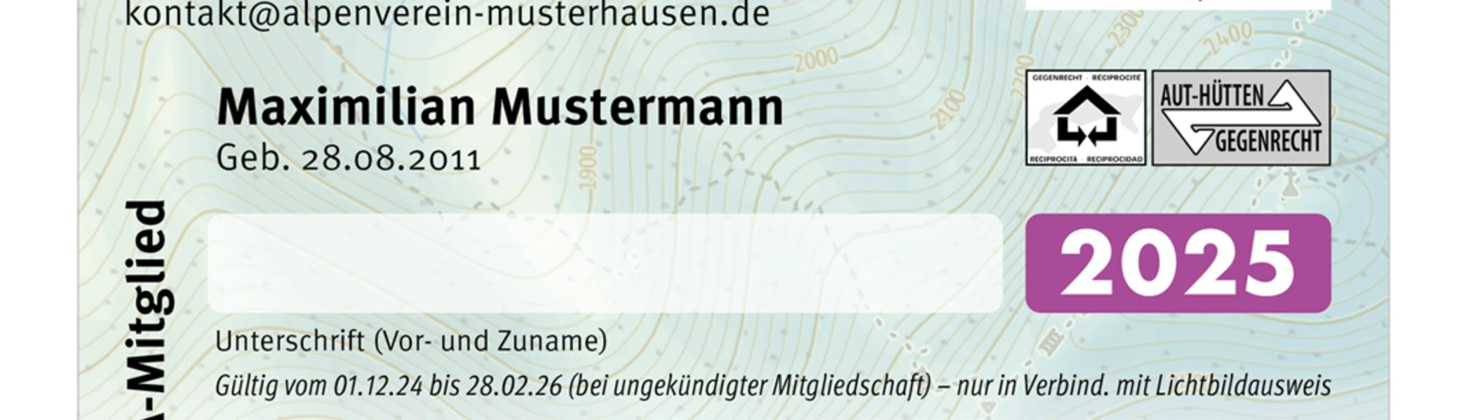 Der DAV Mitgliedsausweis | © DAV